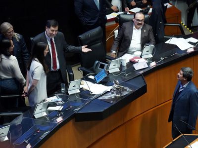 Fernández Noroña felicita al Pleno del Senado por el proceso "histórico" de insaculación del PJF