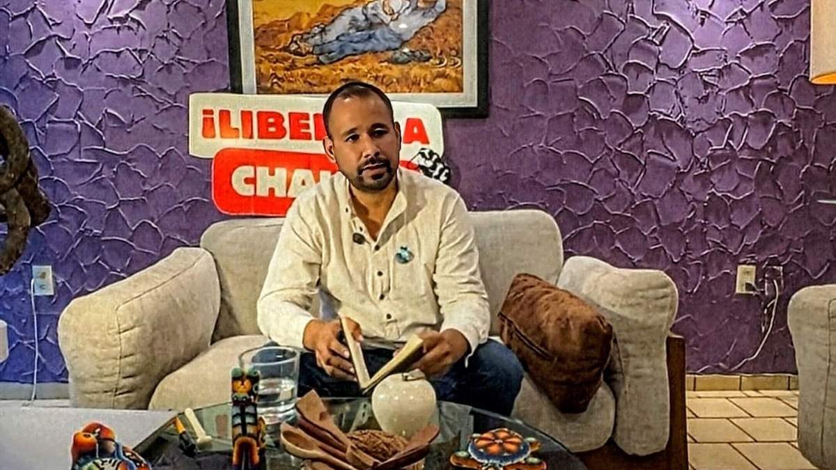 El activista Isaac Cárdenas Valdez, conocido como “Chakín”