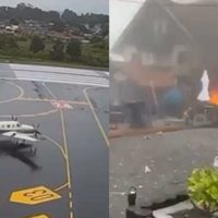 Al menos 10 muertos en caída de avioneta en pueblo turístico de Brasil (Videos)