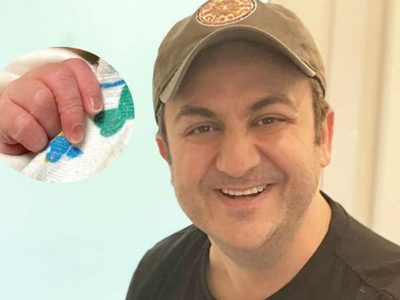"¡Hola a todos!": Diego Topa grabó un tierno video para sus fans tras el nacimiento de Mitai. ¡Mirá!