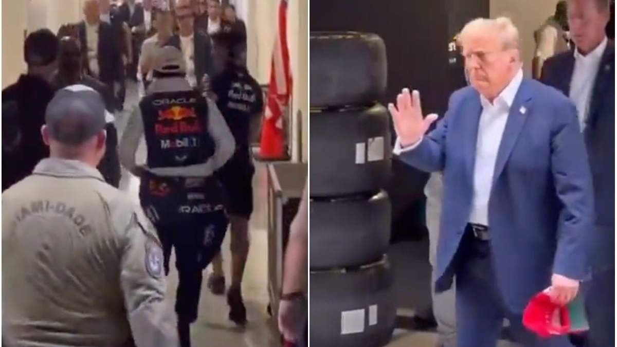 Trump en el GP de Miami