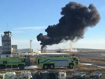 Se estrelló un avión sanitario en el aeropuerto de Río Grande y hay 4 muertos