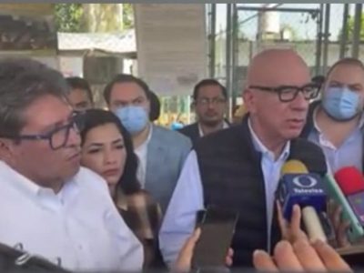 Monreal y Delgado van a Pacho Viejo para defender a Del Río y critican “abuso de poder” en Veracruz