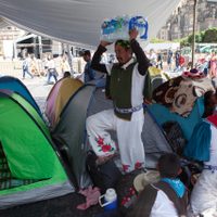 La Caravana por la Dignidad y la Conciencia Wixárika mantendrá su plantón en el zócalo
