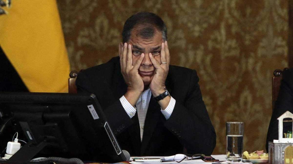 Rafael Correa, ex presidente de Ecuador. Fuente: (Twitter)