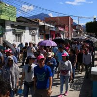Exigen la liberación de 6 personas detenidas durante el desalojo de una carretera en Escuintla
