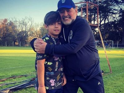 A sus 16 años, así está hoy Benjamín, el nieto mayor de Diego Maradona