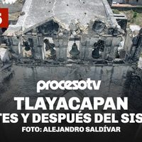 Tlayacapan, antes y después del sismo (Drone)