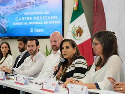 Presenta Mara Lezama ante diplomáticos de 21 países estrategia de Quintana Roo rumbo al Mundial FIFA 2026