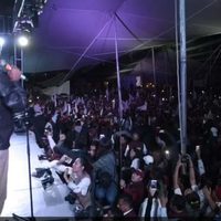 "No caigan en provocaciones", grita AMLO a simpatizantes en medio de gresca en Pachuca  (Videos)