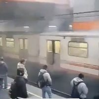Humo cubre la estación Pantitlán del Metro; fue sistema de frenado