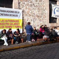 Trabajadores de salud paran labores en 11 hospitales y oficinas centrales de Michoacán