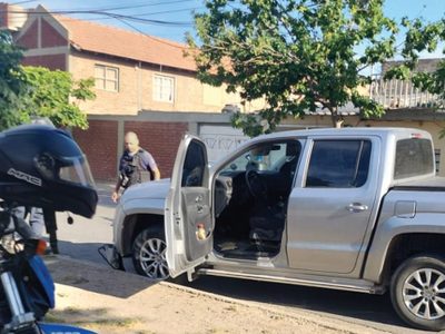 Recuperan una camioneta robada luego de una peligrosa persecución