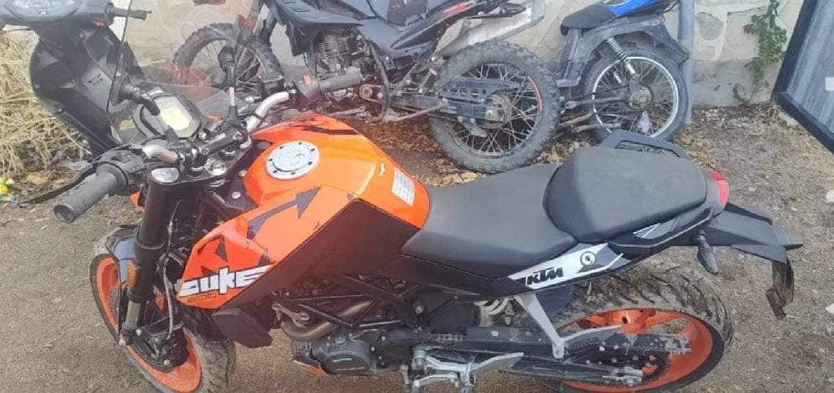 Una de las motos robadas en Neuquén. (Fuente: Policía de Río Negro)