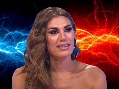 Flor de la V y un tenso momento en "Intrusos"