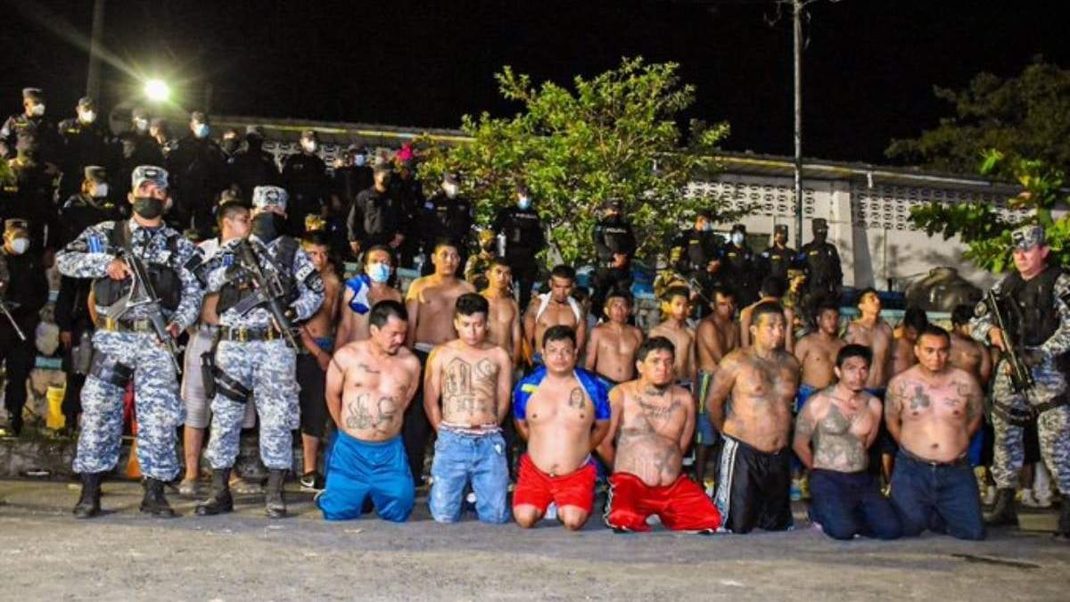Presuntos pandilleros capturados durante el estado de excepción