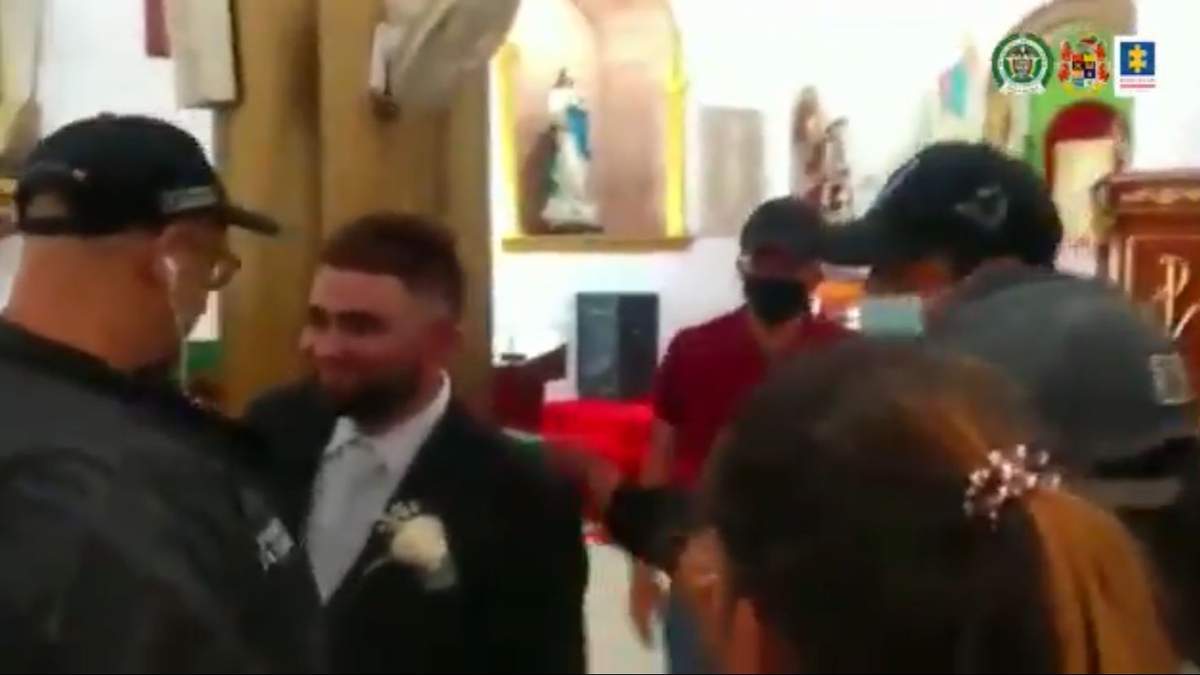 "Machete" fue detenido en plena iglesia