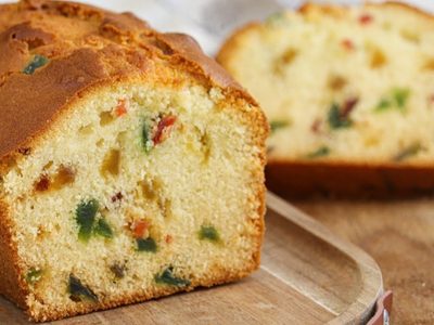 Budín de frutas abrillantadas: húmedo y más rico que los del súper, preparate para las fiestas con esta receta fácil