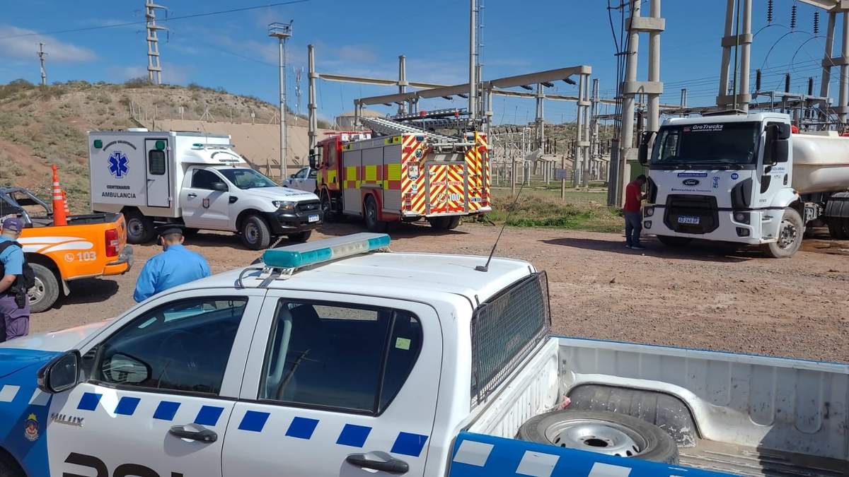 El incendió ocurrió por la mañana en el EPEN. Fuente: (Municipio Centenario)