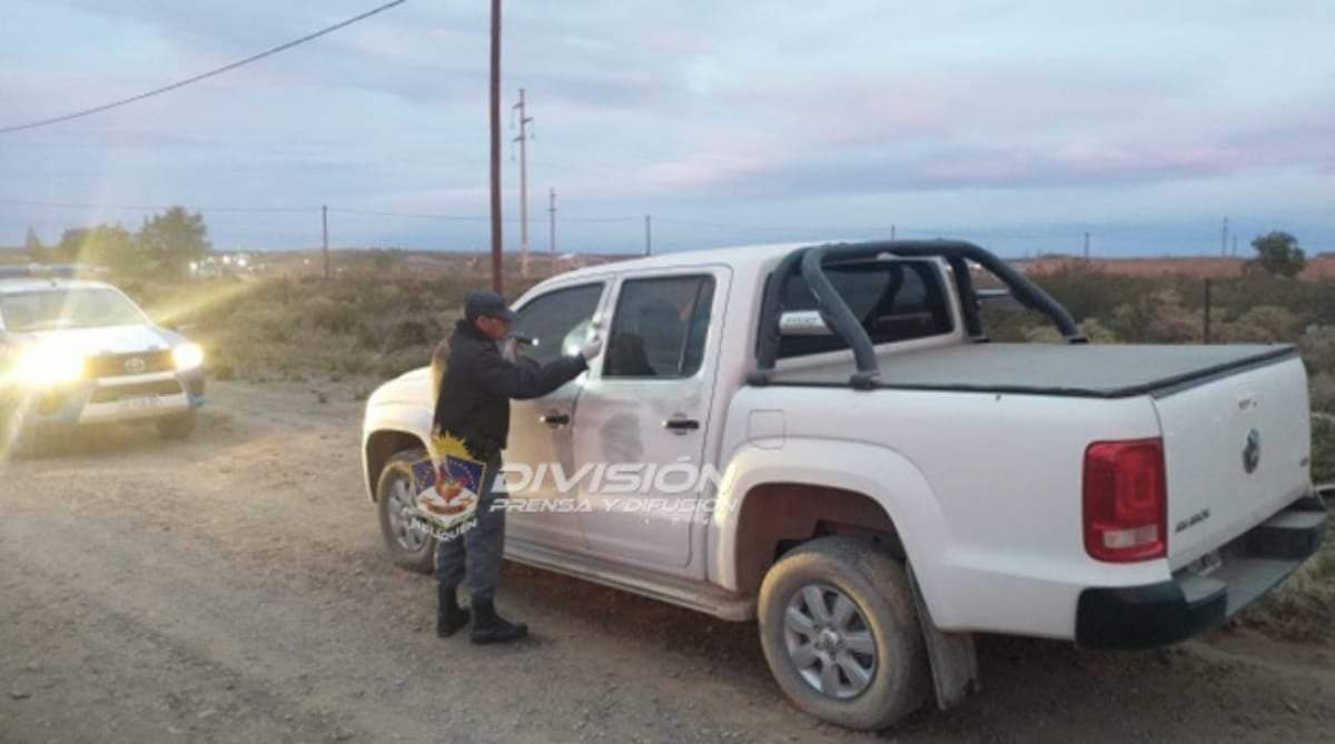 Delincuente se llevó hasta la camioneta de los dueños de la casa. Fuente: Policía Neuquén