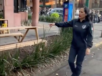 Sandra Cuevas encabeza "Operativo Diamante" contra restaurantes y declara admiración por Bukele