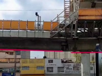 Un usuario alerta en TikTok sobre una "ballena" desnivelada en la estación Romero Rubio del Metro