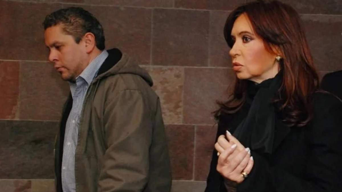 Fabián Gutiérrez y Cristina Kirchner. Fuente: (Twitter)