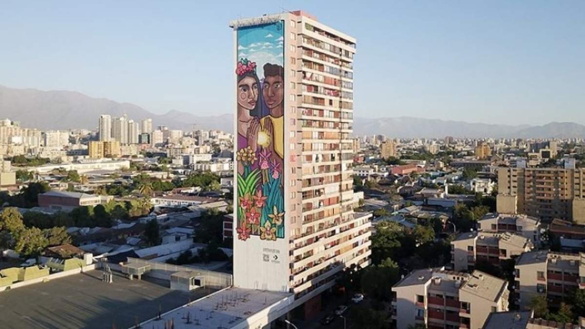 Mural en la ciudad de Neuquén. Fuente: (Facebook)