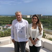 AMLO se reúne con Evelyn Salgado en Acapulco