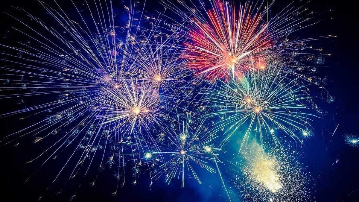 Fuegos artificiales. Fuente: (Ámbito).