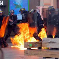 Protestan contra la reforma laboral en Francia