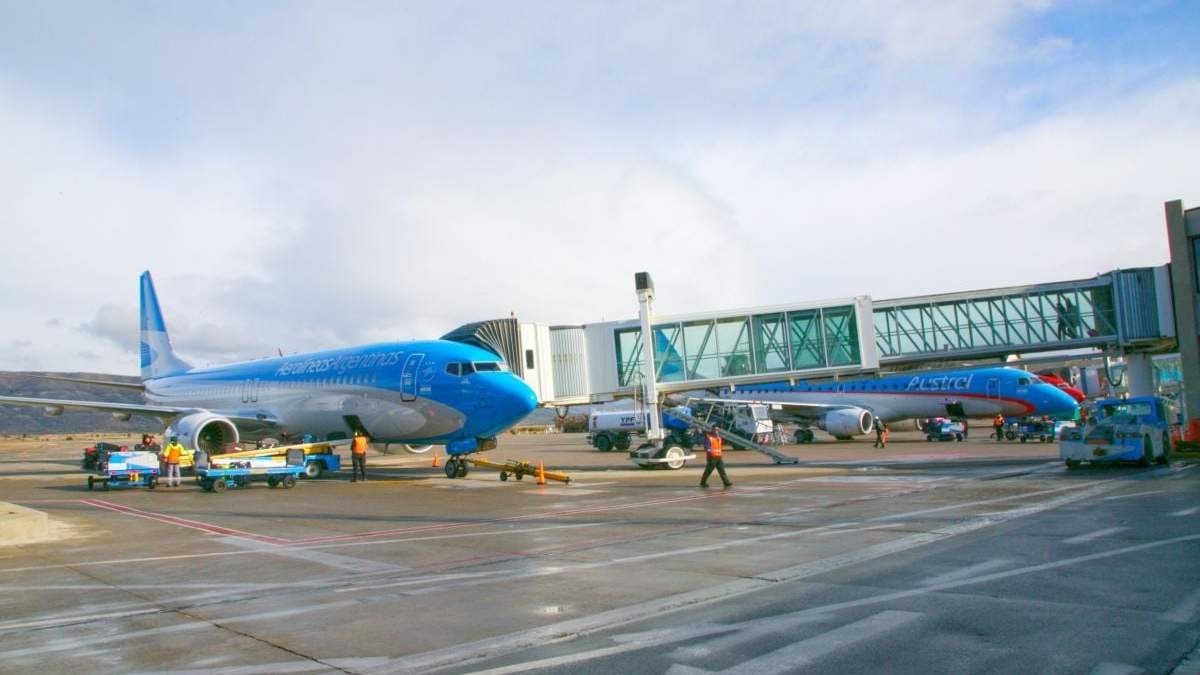 Aeropuerto de Bariloche. Fuente: (Twitter)