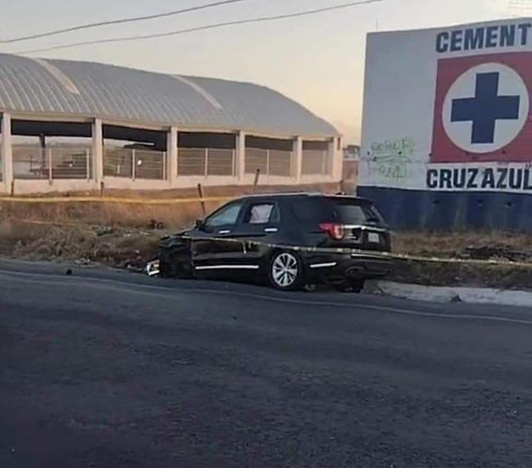 Camioneta donde hallaron el cadáver de Israel González Pérez