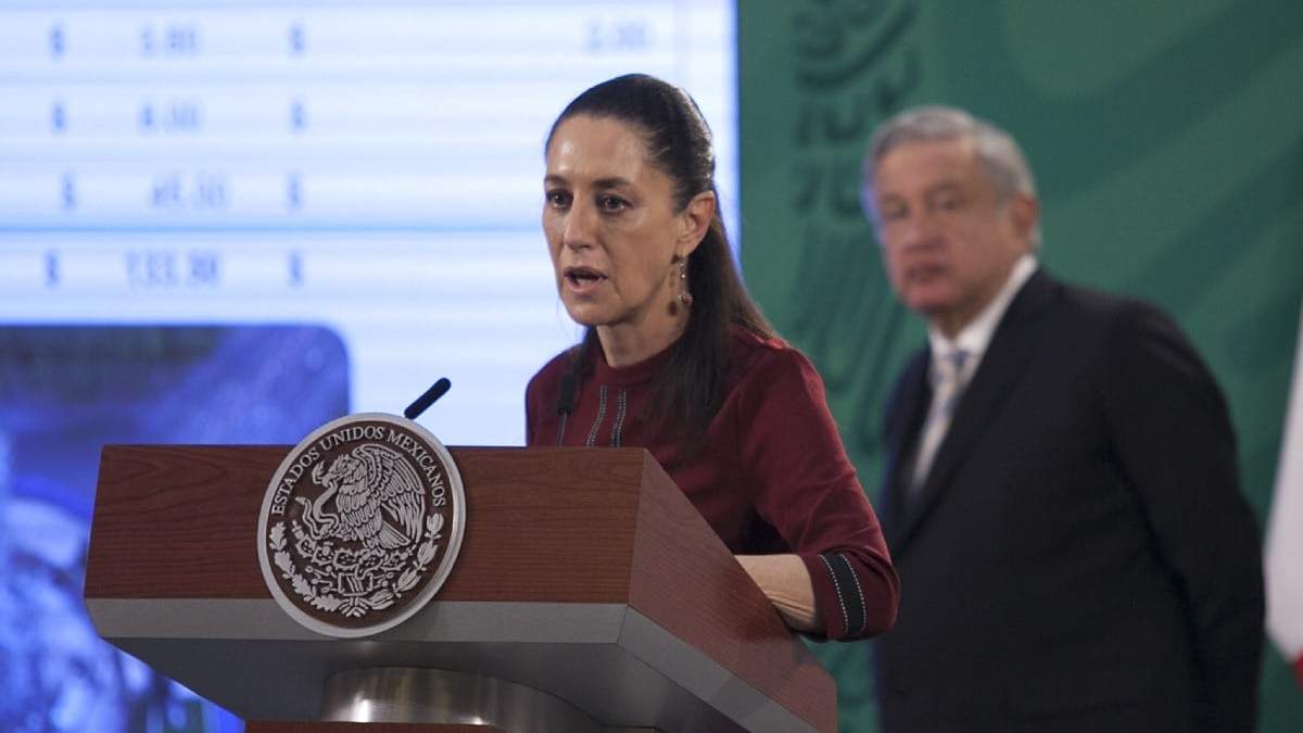 Conferencia de López Obrador y Claudia Sheinbaum, en Palacio Nacional