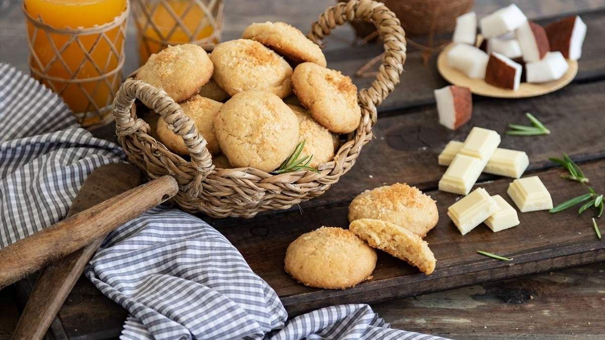 Galletas de naranja y coco. Fuente: (Instagram)