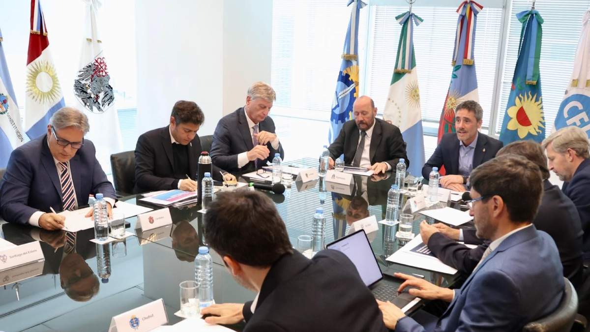 Reunion de gobernadores en el Consejo Federal de Inversiones( CFi)