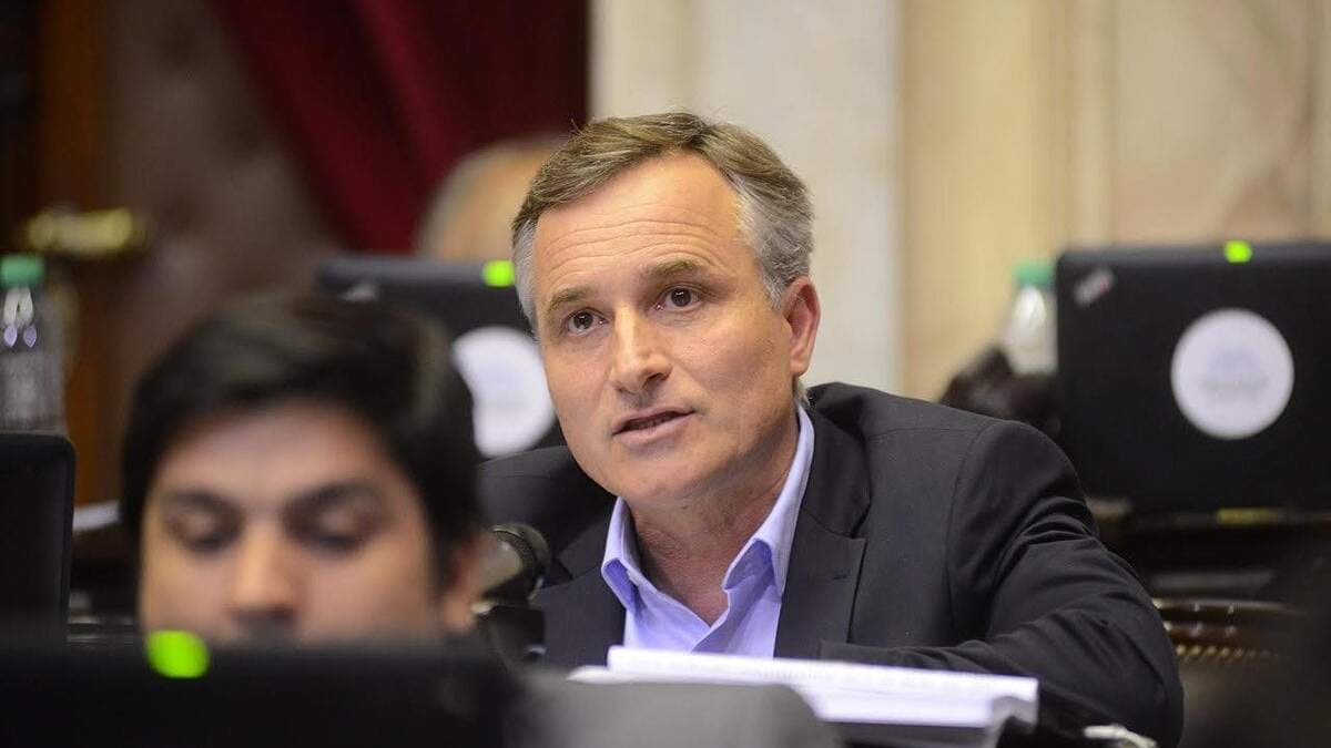 David Schlereth en la Cámara de Diputados. Fuente (redes sociales).