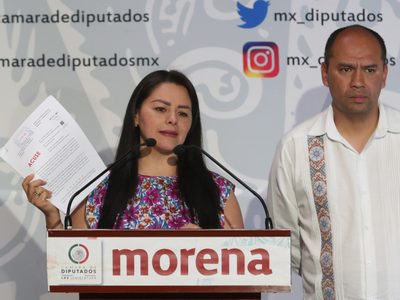 Diputados de Morena denuncian ante la FGR al ministro Luis María Aguilar