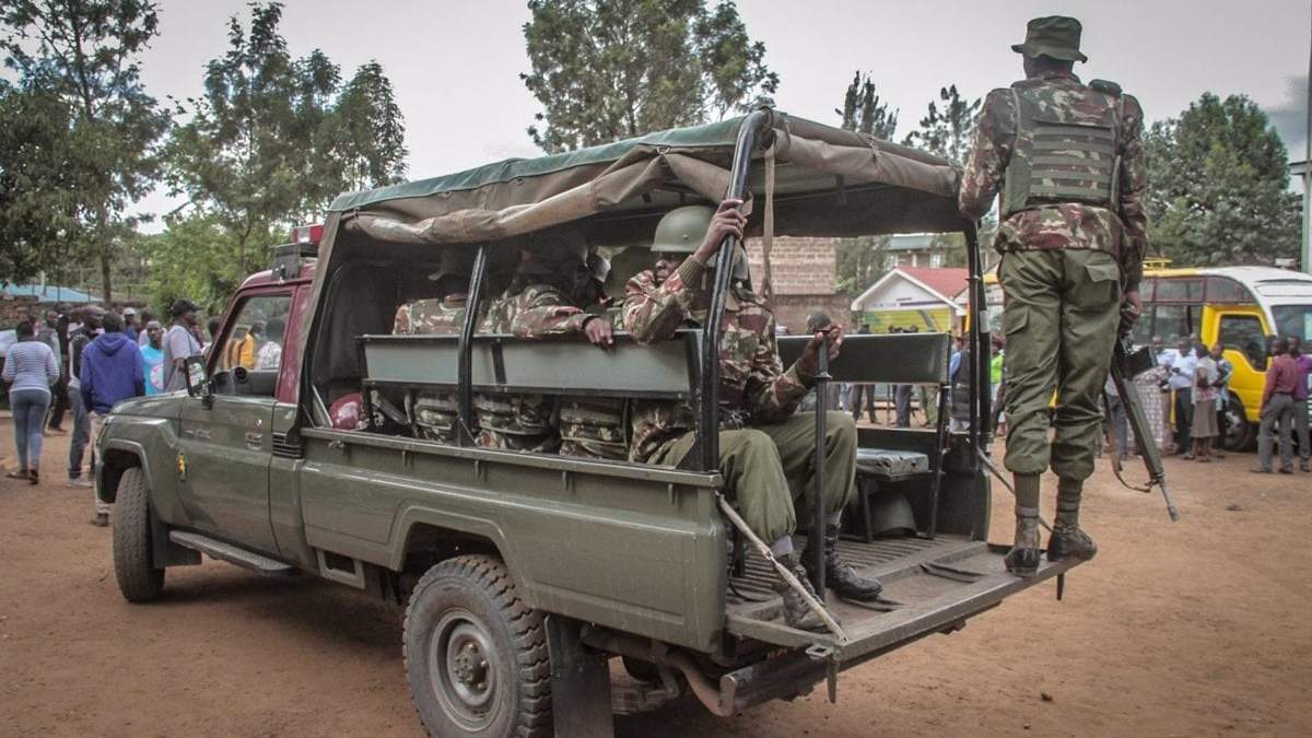 Agentes de la Policía de Kenia