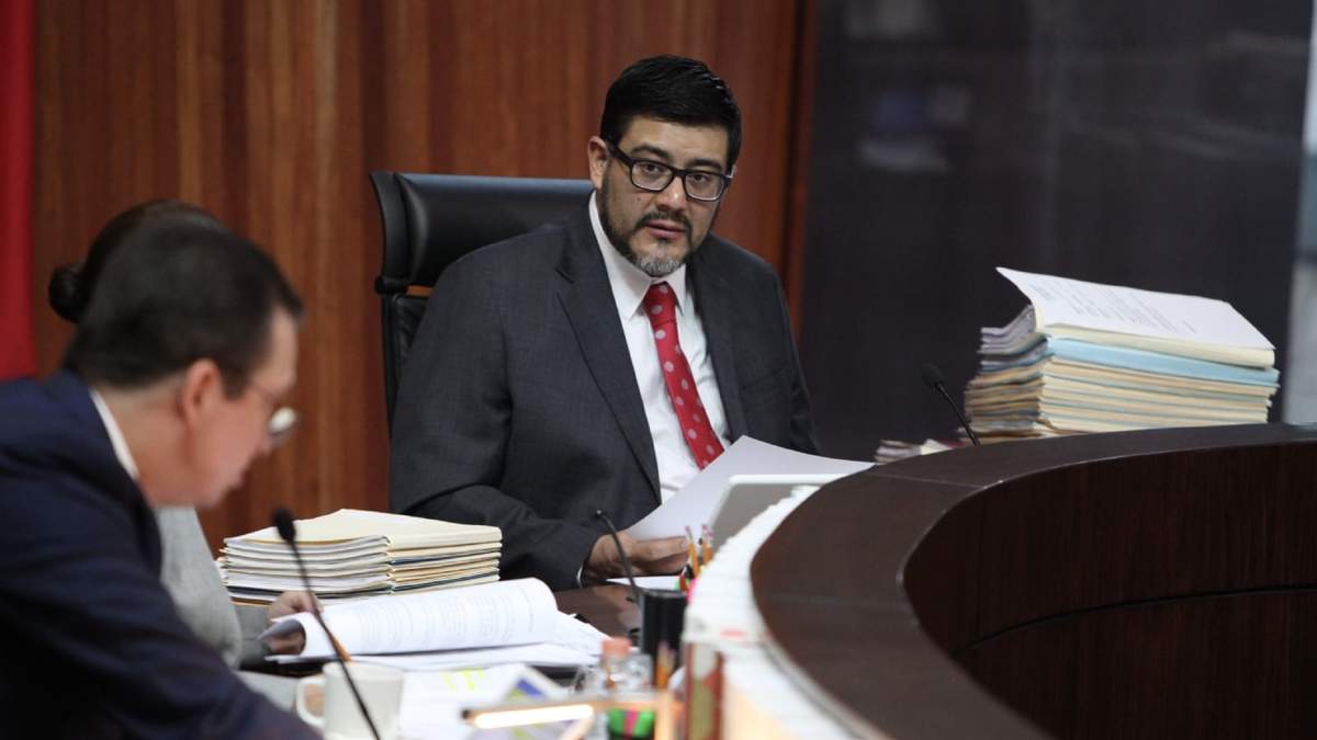 El magistrado presidente del TEPJF, Reyes Rodríguez Mondragón