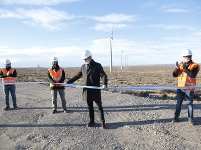 Gran noticia: Neuquén ya inauguró su primer parque eólico