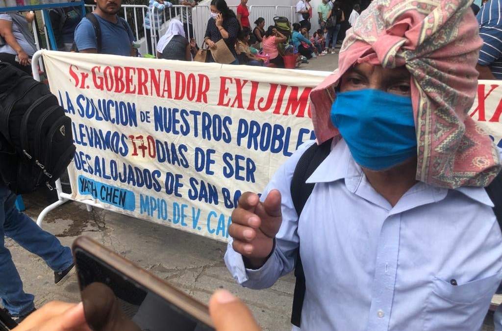 Desplazados en Chiapas exgigen volver a sus tierras