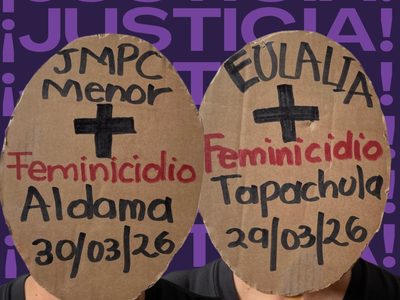 Chiapas registró seis feminicidios en marzo; la cifra más alta en los últimos años en la entidad