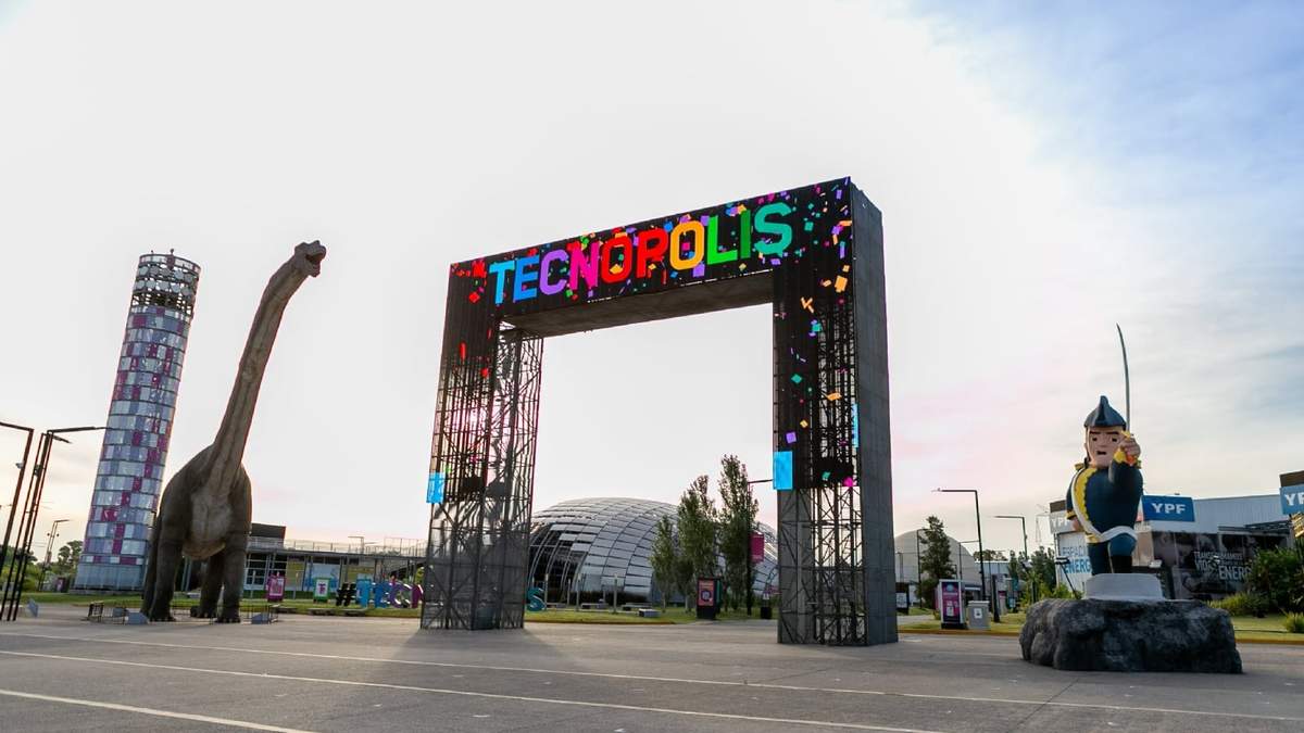 Ingreso a Tecnópolis. Fuente: (Twitter)