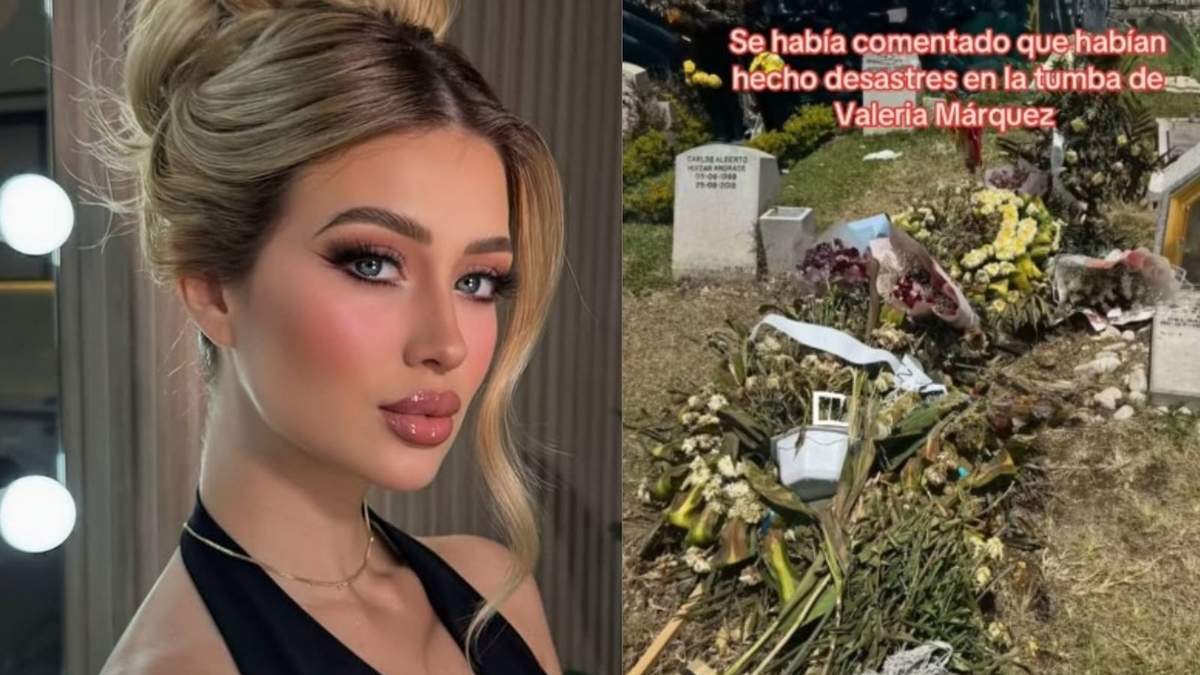 Seguidores de Valeria Márquez compartieron imágenes del supuesto vandalismo en su tumba, ubicada en Zapopan, Jalisco.