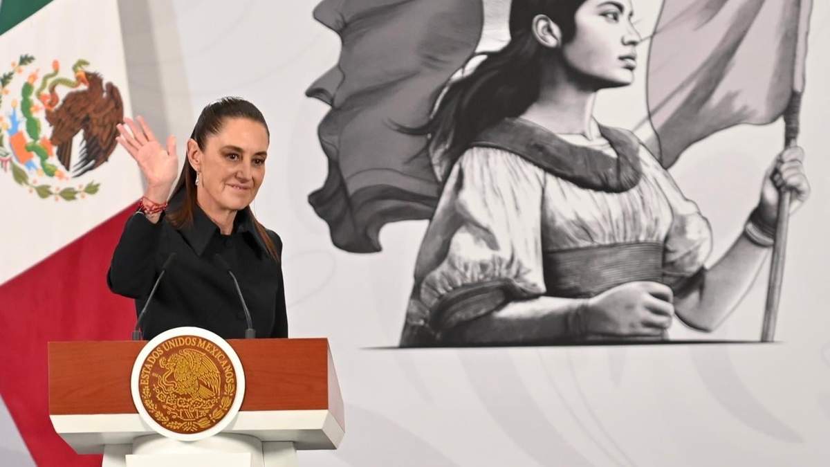 La presidenta Claudia Sheinbaum