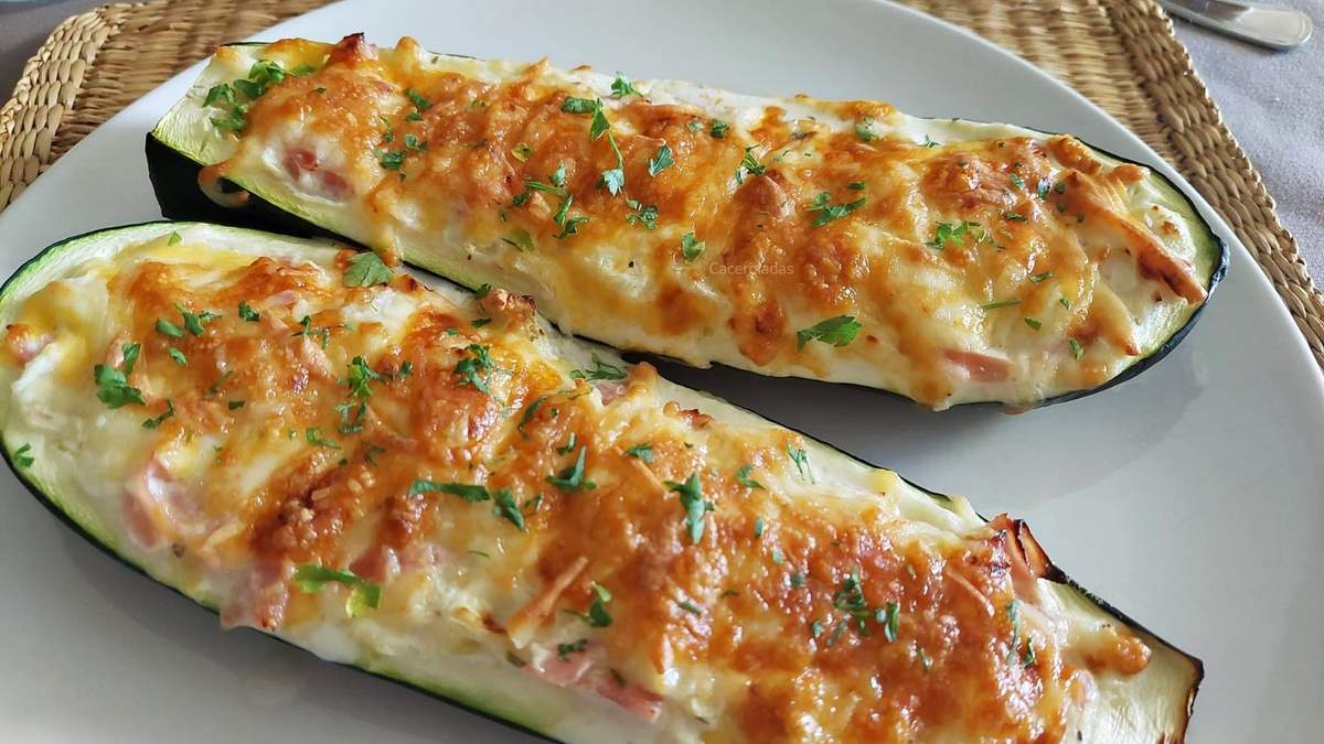 Zucchini relleno. Fuente: (Instagram)