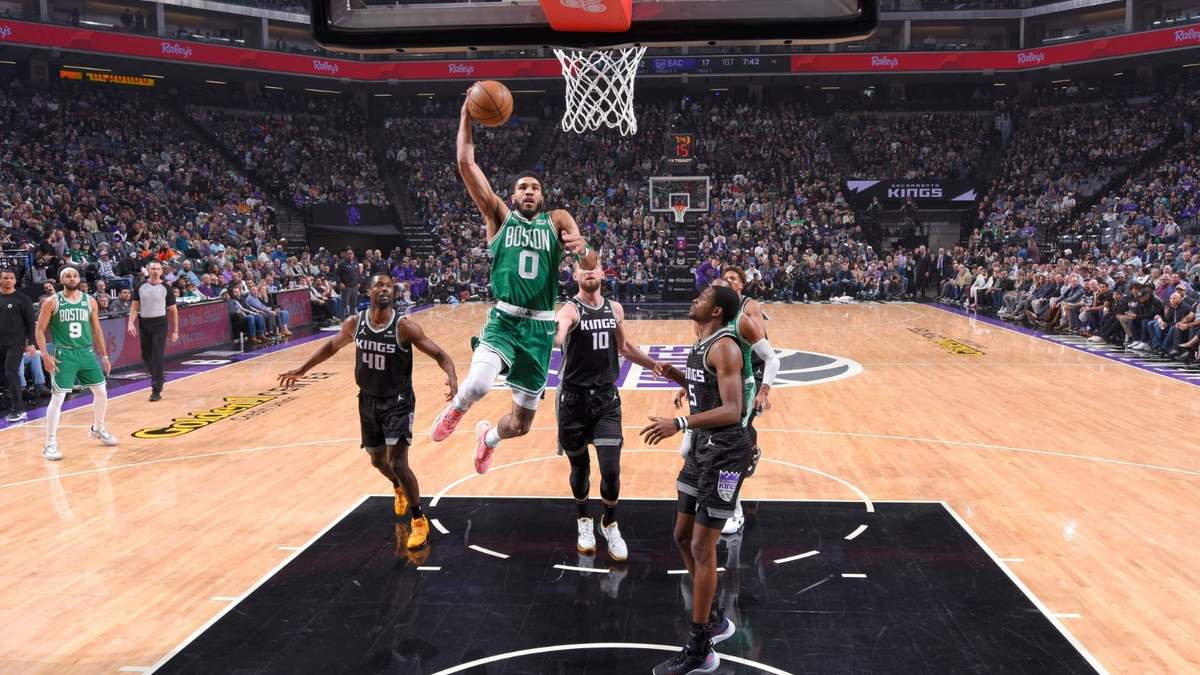 Un partido de la NBA
