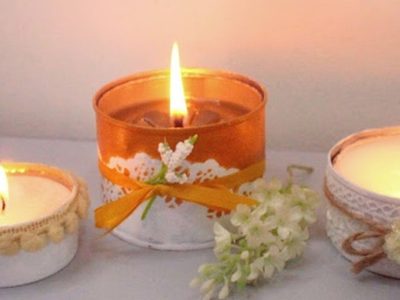 No tires los envases de las velas si ya se terminan: mirá estas increíbles ideas para darles un nuevo uso