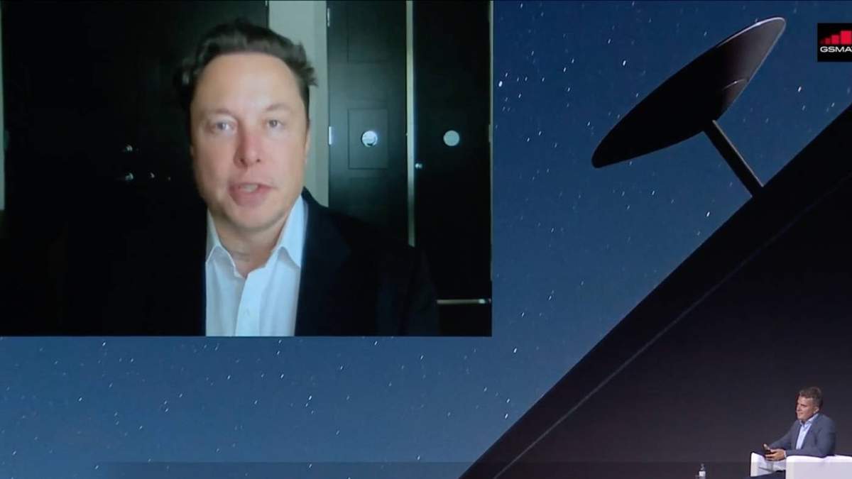 Elon Musk en la videoconferencia